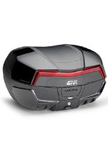 Kufer centralny Givi Monokey V58NN Maxia 5 czarny z czerwonymi odblaskami [pojemność: 58 litrów]