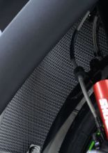 Osłona chłodnicy R&G aluminiowa do Kawasaki ZX10R (08-20) czarna