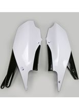 Osłony boczne tylne UFO do Yamaha YZF 250 (19-) / WRF 450 (19-22), WRF 250 (20-), YZF 450 (18-) białe
