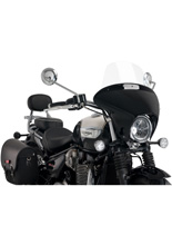 Owiewka motocyklowa turystyczna PUIG Batwing SML do Triumpha Bonneville Speedmaster (18-) przezroczysta