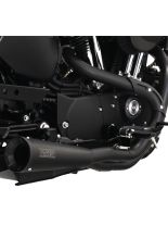 Pełny układ wydechowy Vance & Hines Upsweep do wybranych modeli Harleya Davidsona Czarny Mat