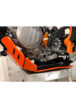 Płyta pod silnik AXP Racing Xtrem do KTM 150EXC TPI / 150XCW TPI (20-22), 125EXC / 125XCW (17-19) pomarańczowa