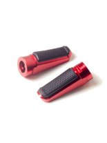 Podnóżki PUIG Sport z gumą (czerwone) 