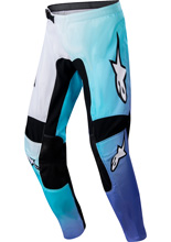 Spodnie cross damskie Alpinestars MX Stella Fluid biało-niebieskie
