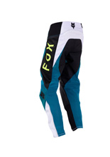 Spodnie cross dziecięce Fox 180 Nitro Junior czarno-biało-niebieskie