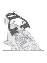 Stelaż Kappa pod kufer centralny Monolock® Suzuki Inazuma 250 [12-16]