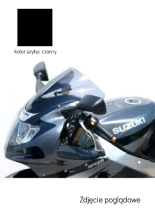 Szyba motocyklowa MRA Racing "R" Suzuki GSX-R 600 (01-03)/ 1000 (-02)/ 750 (00-03) czarna