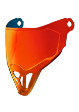 Szybka do kasku Icon Airflite model ForceShield 22.06 lustrzana pomarańczowa