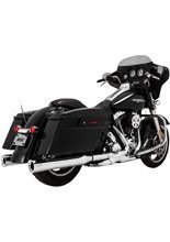 Tłumiki (Slip-On) Vance & Hines Eliminator 400 chrom do Harley Davidson FLHT/FLHTK/FLHX/FLTRX/FLTRU/FLTRK/FLHR (rocznik 99-16)