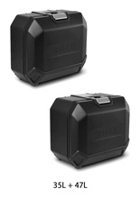Zestaw 2 kufrów bocznych Shad Terra TR36 [pojemność: 35 lewy, 47 prawy] czarne