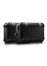 Zestaw: kufry boczne TRAX ION + stelaże EVO SW-MOTECH 37/37 L do motocykla Yamaha XT 660 R (04-16) czarny