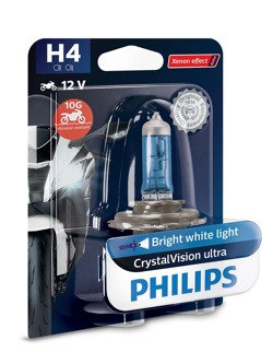 Żarówka halogenowa Philips H4, 12 V, 60/55 W Crystal Vision
