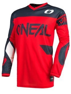 Bluza O'neal Element Racewear czerwono-szara