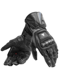 Skórzane Rękawice motocyklowe Dainese Steel-Pro czarno-szare