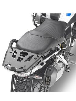 Stelaż Kappa z aluminiową płytą montażową pod kufer centralny Monokey® do BMW R 1250 GS (19-) czarny