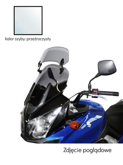 Szyba motocyklowa MRA X-Creen Touring "XCT" Suzuki DL 650 (04-) / Suzuki 1000 V-Strom (04-) / Kawasaki KLV 1000 (04-) przeźroczysta