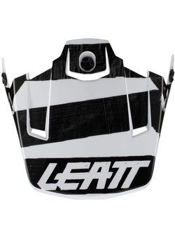 Wymienny daszek do kasku Leatt Moto 3.5 biało-czarny